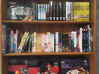 Interesting book section. The shelf was fuller before I removed my purchases!
